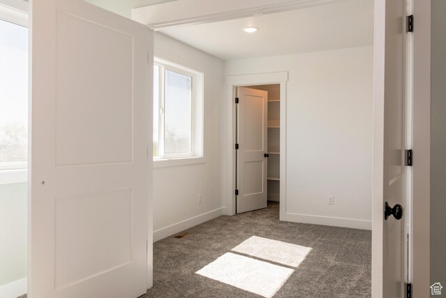 1342 N 4075 W Unit 3A, Vernal, UT 84078 - unfurnished bedroom with carpet, baseboards, recessed lighting, and a spacious closet