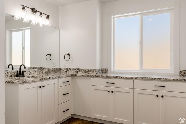 1342 N 4075 W Unit 3A, Vernal, UT 84078 - full bathroom featuring double vanity and wood finished floors
