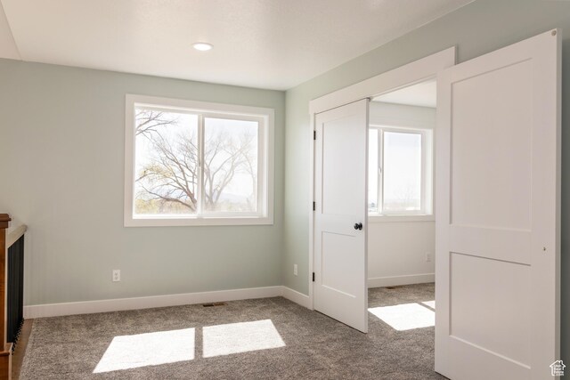 1342 N 4075 W Unit 3A, Vernal, UT 84078 - unfurnished bedroom with carpet floors, baseboards, and recessed lighting