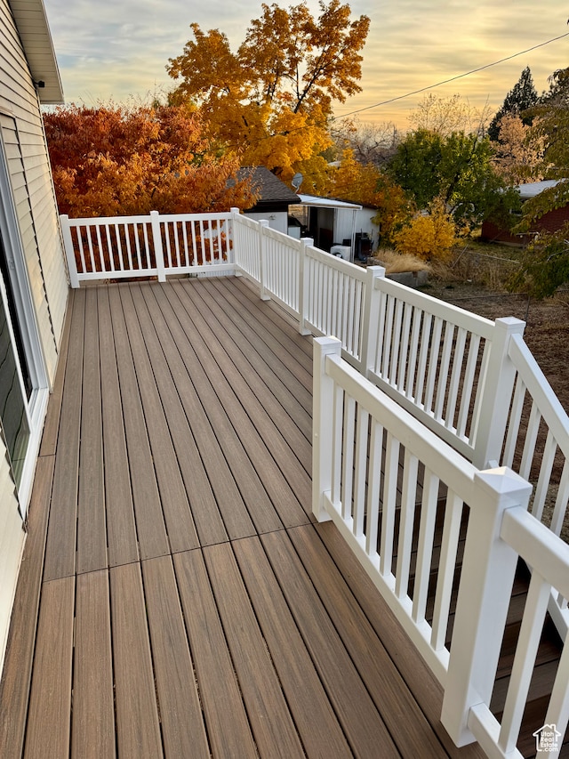 1837 N 440 W, Layton, UT 84041 - view of deck at dusk