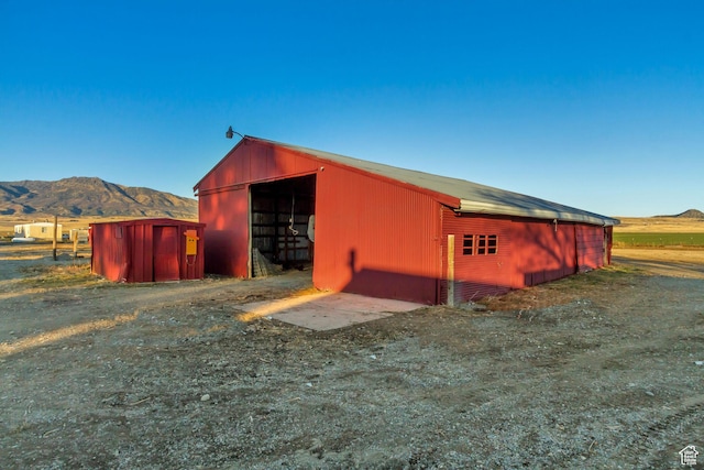 18250 N 4400 W, Fielding, UT 84311 - view of outdoor structure featuring a mountain view