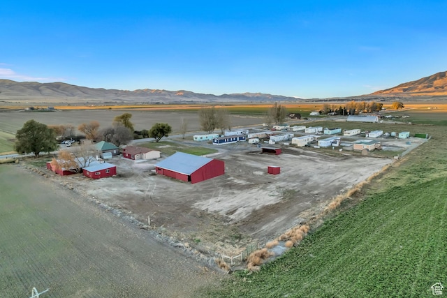 18250 N 4400 W, Fielding, UT 84311 - aerial view of sparsely populated area with a mountainous background
