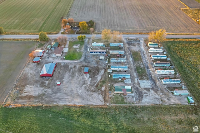 18250 N 4400 W, Fielding, UT 84311 - aerial overview of property's location with rural landscape and abundant farmland
