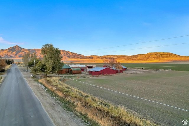 18250 N 4400 W, Fielding, UT 84311 - view of asphalt street with a mountain view