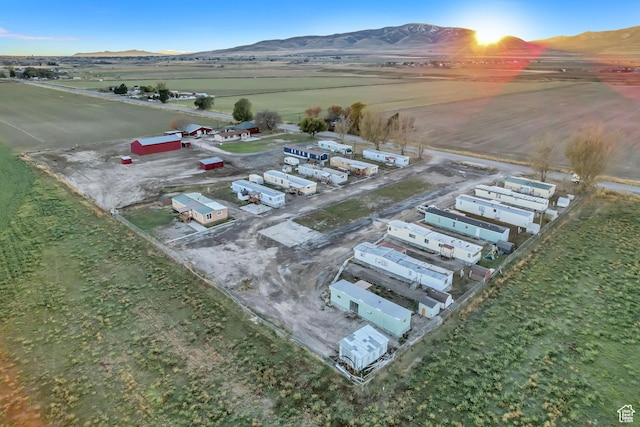18250 N 4400 W, Fielding, UT 84311 - overview of rural landscape with a mountain backdrop