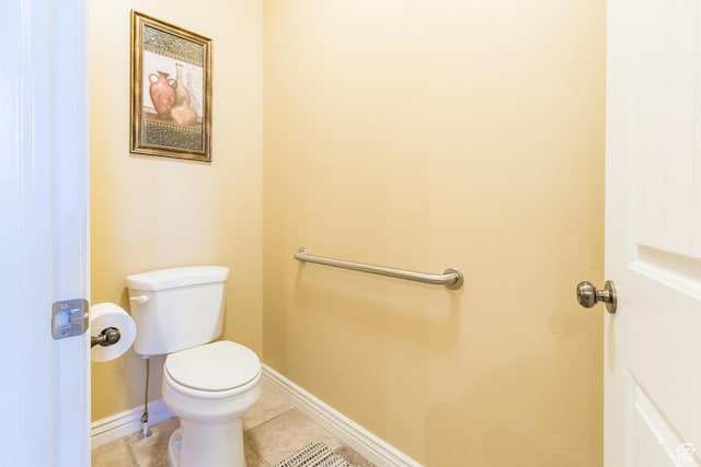 1126 S Valley View Dr W, Santaquin, UT 84655 - bathroom featuring toilet, baseboards, and tile patterned flooring