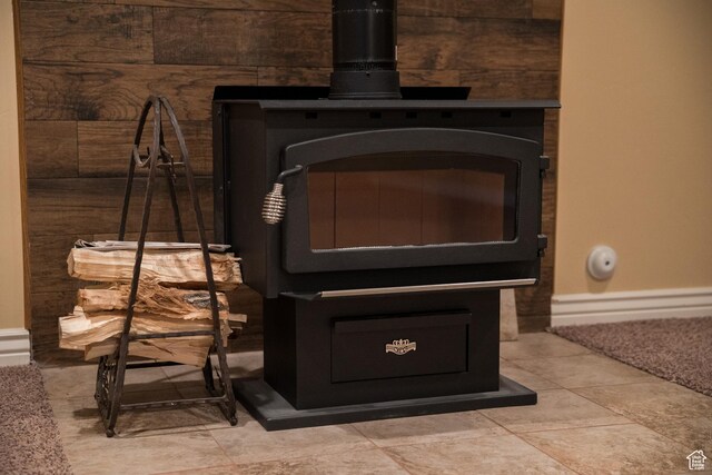 1126 S Valley View Dr W, Santaquin, UT 84655 - detailed view of a wood stove and baseboards