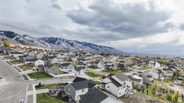 615 N 750 E, Hyde Park, UT 84318 - aerial view of property's location with nearby suburban area and a mountain backdrop