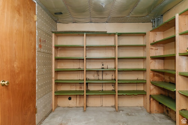 view of storage room