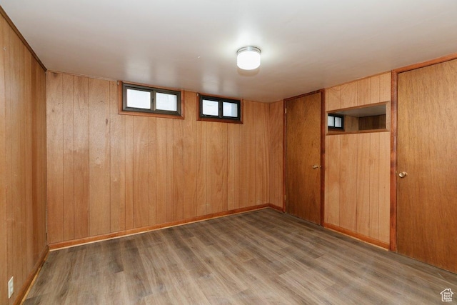176 W 500 N, Malad City, ID 83252 - unfurnished room featuring wood finished floors and wooden walls
