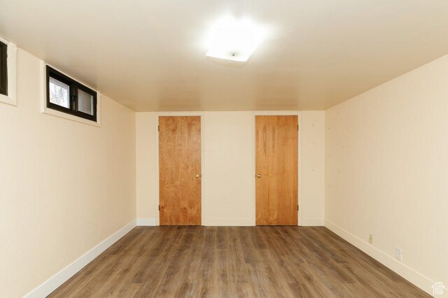 176 W 500 N, Malad City, ID 83252 - spare room with wood finished floors and baseboards
