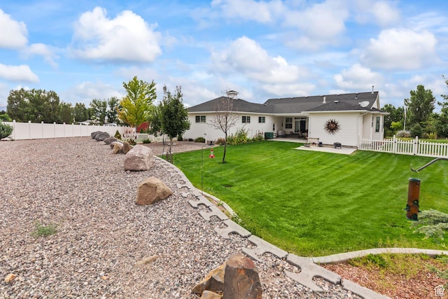528 E 700 S Unit 4, Monroe, UT 84754 - rear view of house featuring a patio area and a fenced backyard