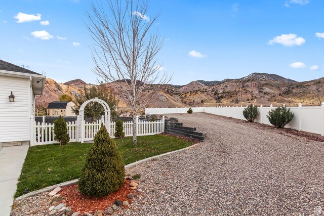 528 E 700 S Unit 4, Monroe, UT 84754 - view of yard with a mountain view