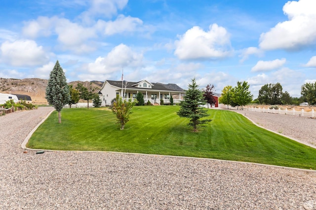 528 E 700 S Unit 4, Monroe, UT 84754 - view of front of house with a front lawn and covered porch