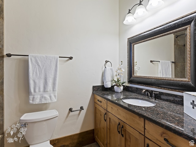 865 N Valley View Dr, Eden, UT 84310 - bathroom with toilet and vanity