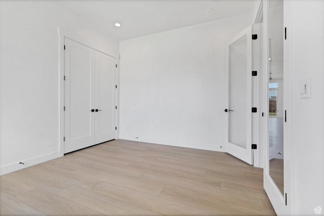 3092 E 2110th St S, St George, UT 84790 - unfurnished bedroom with light wood-type flooring and recessed lighting