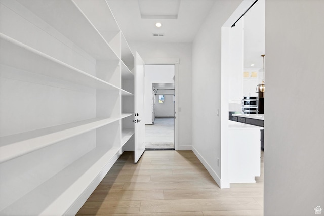 3092 E 2110th St S, St George, UT 84790 - hall with light wood-type flooring and recessed lighting
