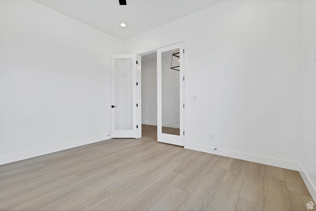 3092 E 2110th St S, St George, UT 84790 - unfurnished room featuring light wood finished floors, ceiling fan, and recessed lighting