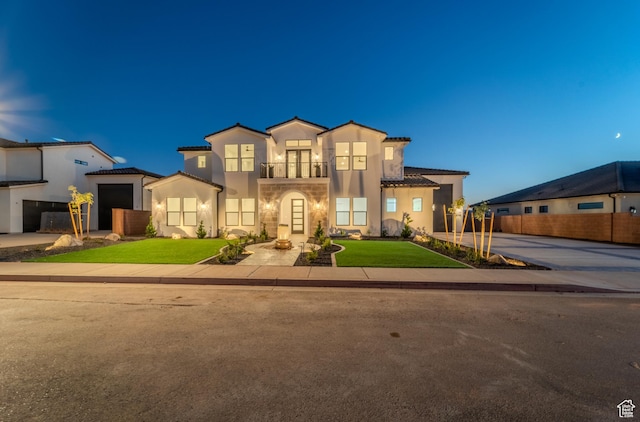 3092 E 2110th St S, St George, UT 84790 - mediterranean / spanish house featuring stucco siding and concrete driveway