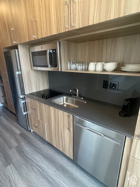 2670 W Canyons Resort Dr Unit 205, Park City, UT 84098 - kitchen featuring appliances with stainless steel finishes and sink