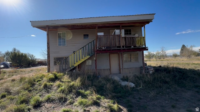 view of rear view of property