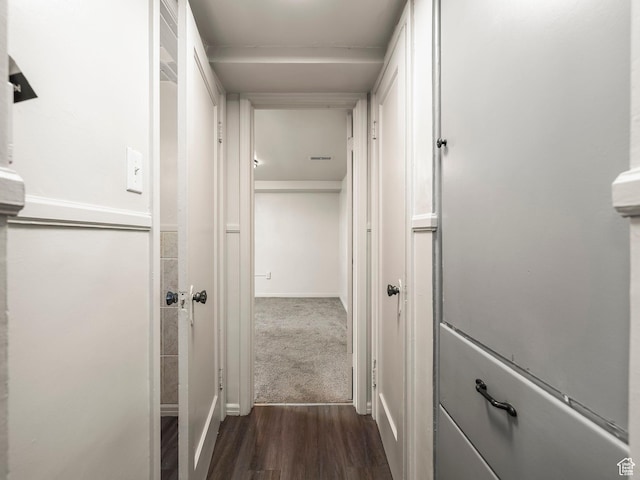 339 S 600 W, Provo, UT 84601 - hall featuring dark wood finished floors and baseboards