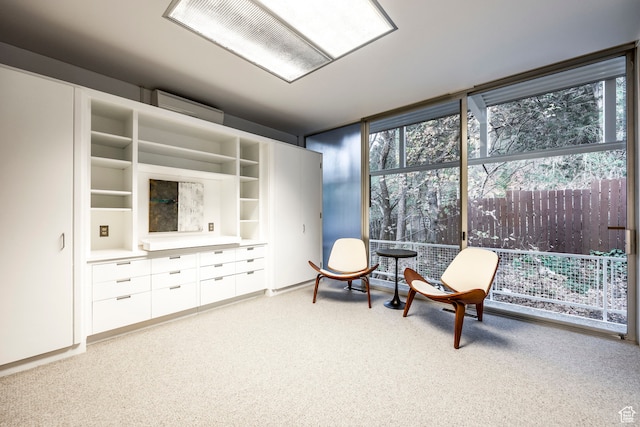 4345 S Zarahemla Dr, Salt Lake City, UT 84124 - living area with a wealth of natural light and carpet floors