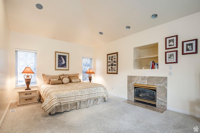 618 E Draper Heights Way S, Draper, UT 84020 - carpeted bedroom with a premium fireplace