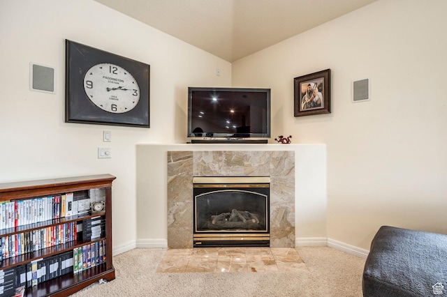 618 E Draper Heights Way S, Draper, UT 84020 - details featuring carpet and a fireplace