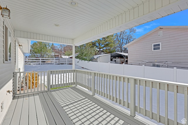 view of deck