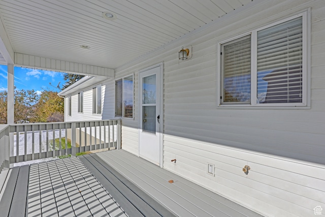 view of deck