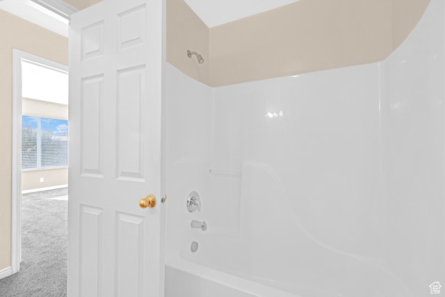 bathroom featuring tub / shower combination
