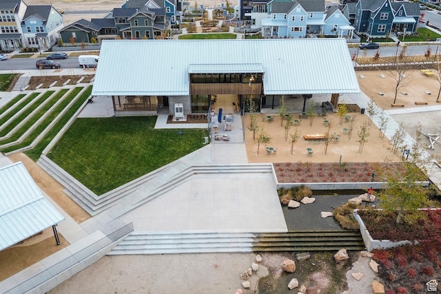 drone / aerial view