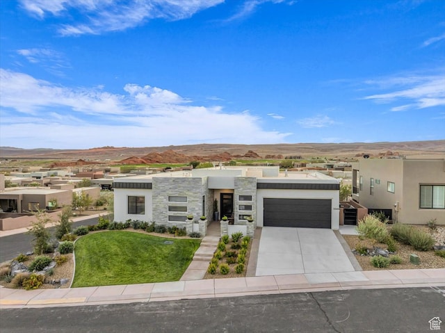 5349 W 3160 S, Hurricane, UT 84737 - view of front of home featuring a mountain view and a garage