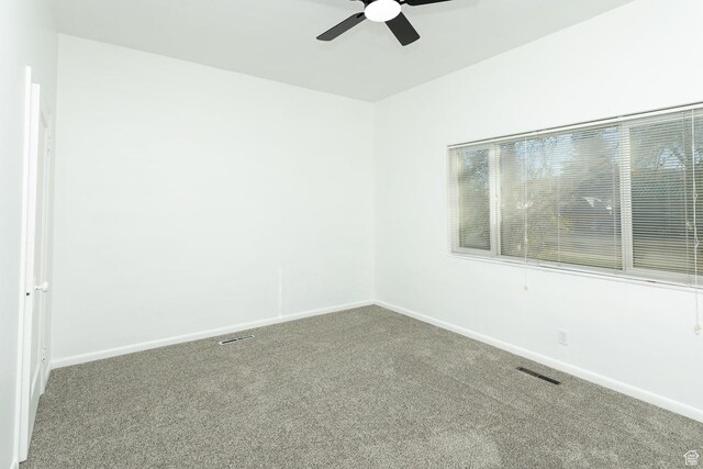 215 N 300 W, Salina, UT 84654 - spare room featuring carpet and a ceiling fan