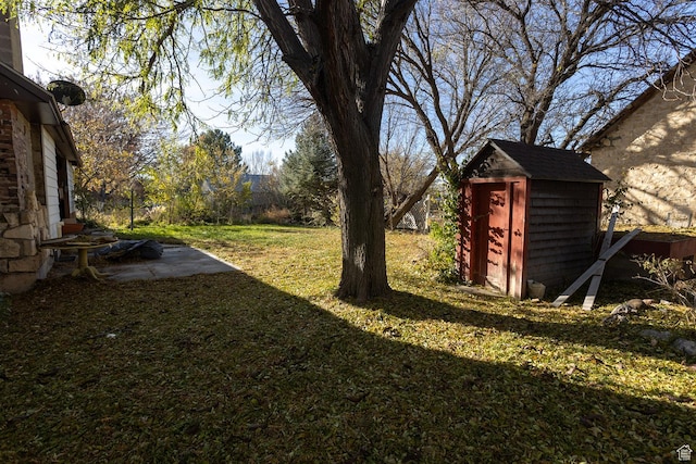 215 N 300 W, Salina, UT 84654 - view of green lawn featuring a storage shed