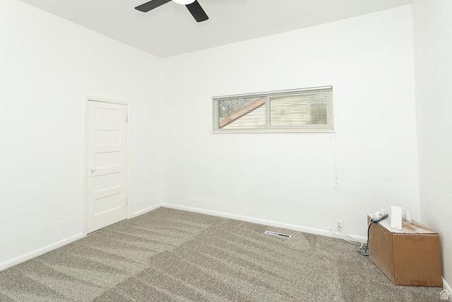 215 N 300 W, Salina, UT 84654 - unfurnished room with carpet floors and ceiling fan