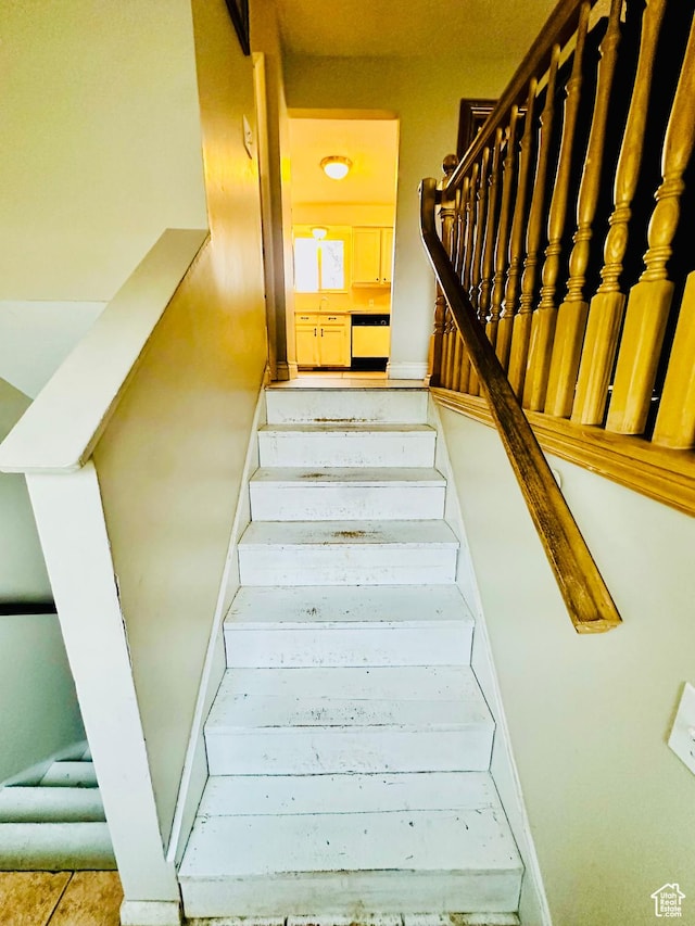 6301 S 2700 W, Taylorsville, UT 84129 - stairway featuring baseboards
