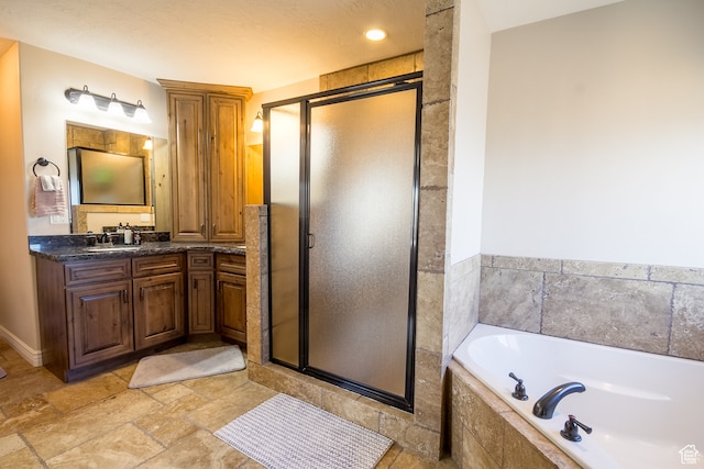 1605 W 1400 S, Vernal, UT 84078 - bathroom featuring plus walk in shower and vanity