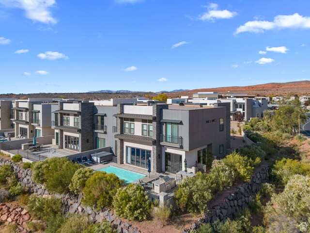 view of rear view of property