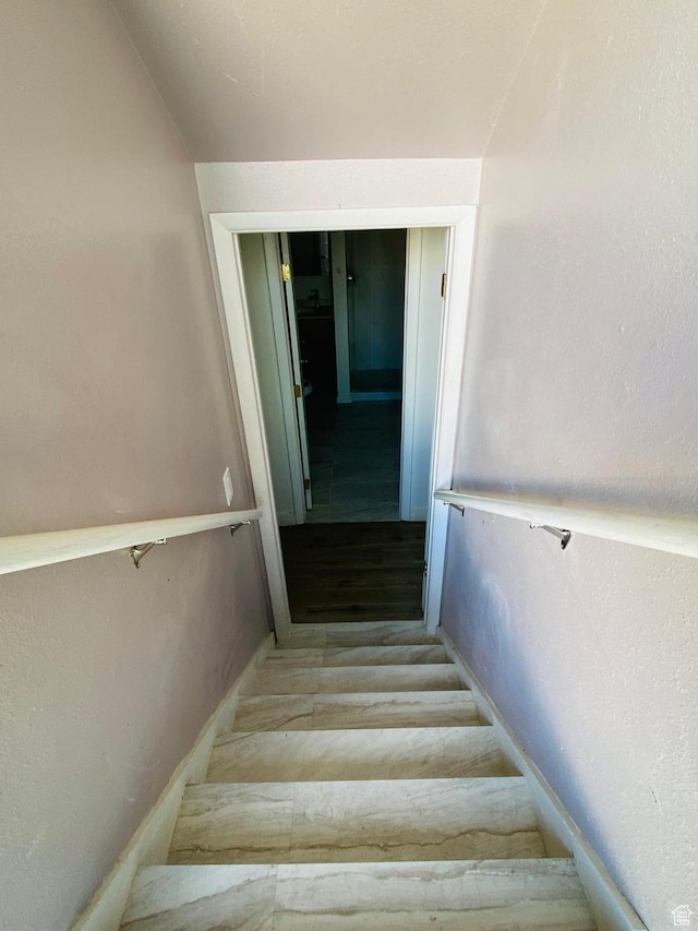view of stairs