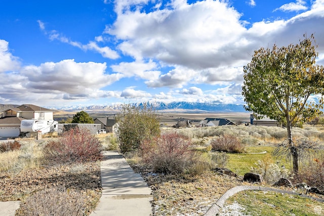 10877 N Wallace Ln E, Tremonton, UT 84337 - view of yard with a mountain view