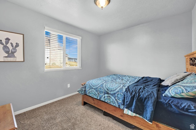 10877 N Wallace Ln E, Tremonton, UT 84337 - bedroom with carpet flooring, baseboards, and a textured ceiling