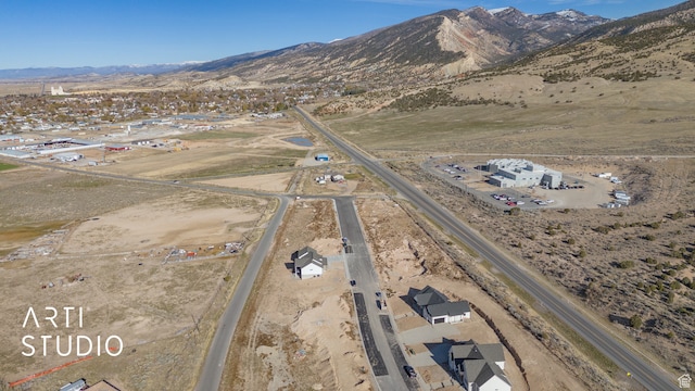 1242 S 500 W Unit 07, Manti, UT 84642 - drone / aerial view with a mountain view