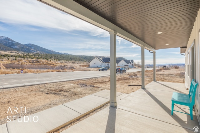1242 S 500 W Unit 07, Manti, UT 84642 - view of patio featuring a mountain view