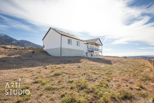 1242 S 500 W Unit 07, Manti, UT 84642 - back of house with a mountain view and a balcony