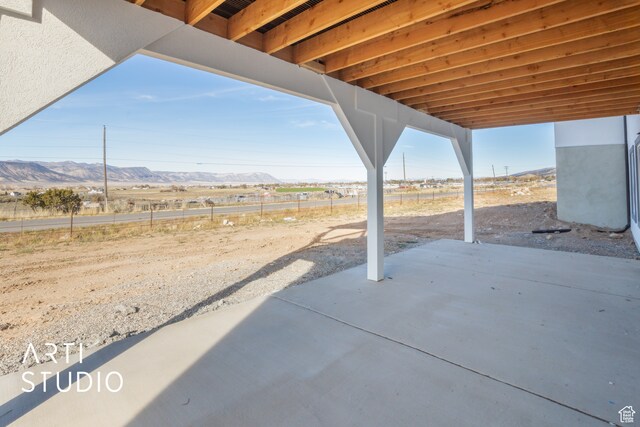 1242 S 500 W Unit 07, Manti, UT 84642 - view of patio featuring a rural view and a mountain view