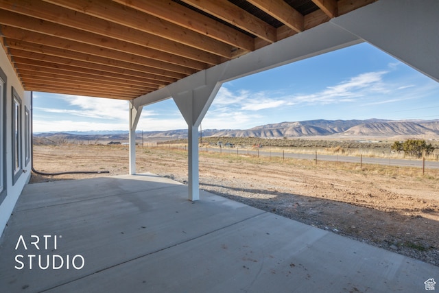 1242 S 500 W Unit 07, Manti, UT 84642 - view of patio / terrace featuring a rural view and a mountain view