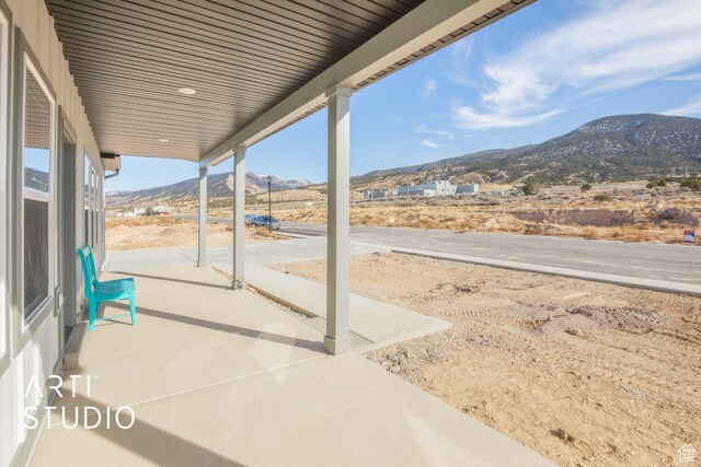 1242 S 500 W Unit 07, Manti, UT 84642 - view of patio / terrace featuring a mountain view