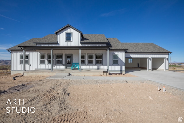 1242 S 500 W Unit 07, Manti, UT 84642 - view of front of property with a porch and a garage